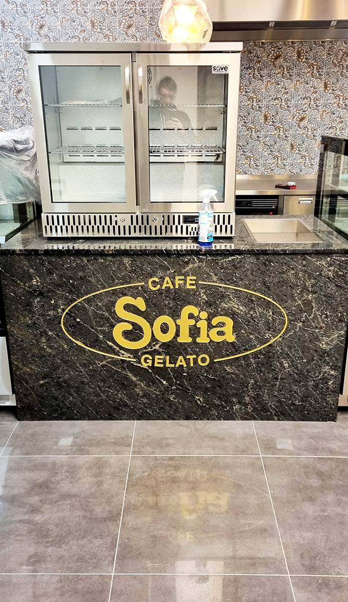 Nesv?teln? p?smena a loga Sofia Cafe